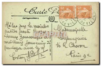 Loudun (Vienne) — Vista geral (sudoeste) — LL. — Verso