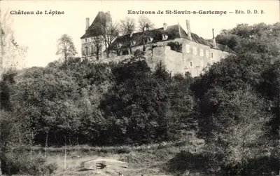 Castelo de Lépine — Arredores de St-Savin-s-Gartempe — Edit. D. D. B.