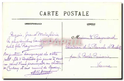 SANXAY (Vienne) — As Ruínas Galo-Romanas do Teatro — Jules Robuchon, fot. Poitiers - 8 — Verso