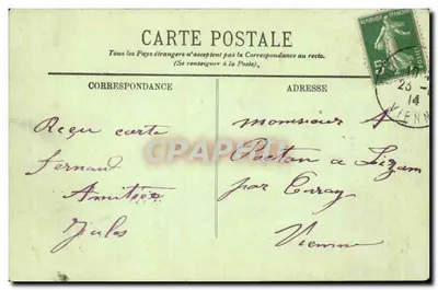 Poitiers — Rue Carnol — LL. n°49 — Verso