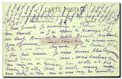 Poitiers — Wejście do tunelu — LL. — Wydawca LL, nr 153 — Rewers