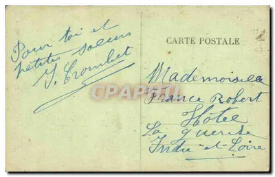 Châtellerault — O Círculo Católico — editor não visível, n° de série 98 — Verso