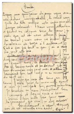 Sefrou (Marrocos) — Divisão dos Goums — Marroquinos em guarda em Atm-Semar — Edição Niédam e Arzonius, Marrocos — Verso