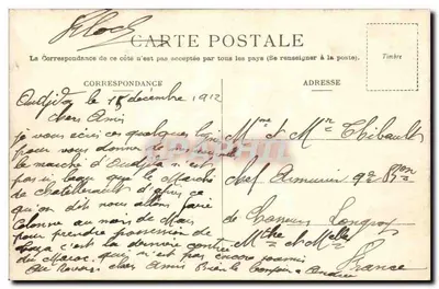 Oudjda (Maroc) — Place Centrale. Marché — J. Geiser, phot. Alger — Verso