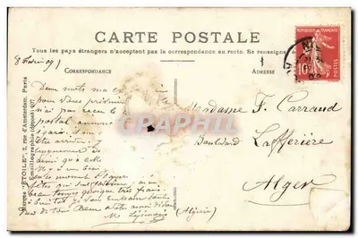 Nice. Jaskinia i Pomnik Sto Lat — Wydawca Étoile, nr 9 — Rewers