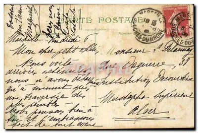 Marseille - Quais de Embarque dos Transatlânticos — L.V.B.C. — Verso