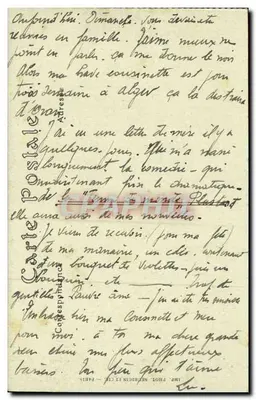Bombardeio de RÉLIS pelos Alemães, em 19 de setembro de 1914 — Igreja Protestante — Verso
