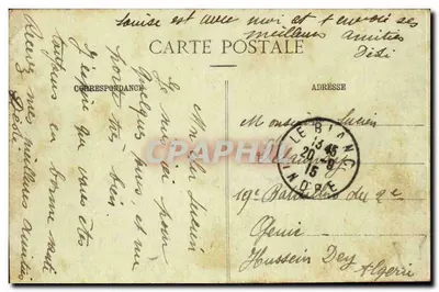 Le Blanc (Indre) — O Viaduto sobre a Vale da Creuse — A. B. — Verso