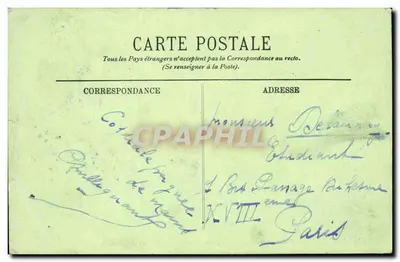 Béthune — Poço de extração N° 8, da Companhia das Minas de Nœux — LL. — Verso