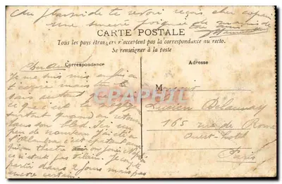 Alger — Vista Geral — editor desconhecido, número de série não visível — Verso