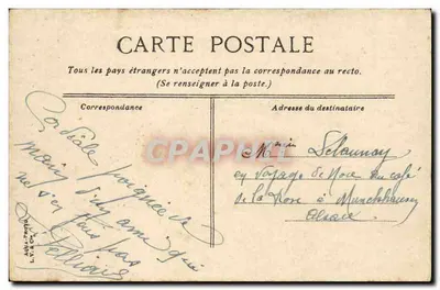 Angers — panorama blisko zamku — nr 204 — Rewers