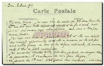 Soissons — Rue des Minimes, Maisons incendiées — Vouchebey, Éditeur, Soissons. — Rewers