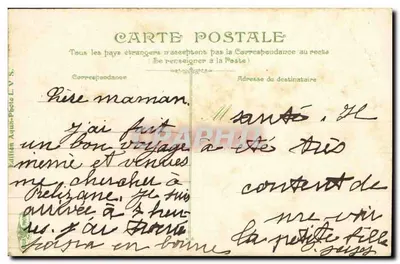 Algieria. Arabki proszające o chleb przy drzwiach meczety — Wydawnictwo A. A. L. V. S. — Rewers