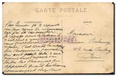 Argel - O Navio de Passageiros "Timkad" da Cia Glº Transatlântica — Coleção Régence, A. L., edit. Argel — Verso