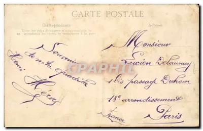 Blida — Plein de la Garde — Ideale Collectie P. S. n°2 — Achterkant