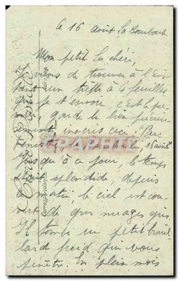 Z La Bourboule — Skoczek Plat à Barbe — LL. — N° 59 — Rewers