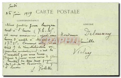 Place de la République — estátua da República por Morice, erguida em 1883 — n° 4057 — Verso