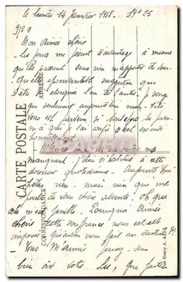 Béthény - A Igreja — A Guerra na Champagne 1914-15-16 — Coleção G. Dubois — Verso
