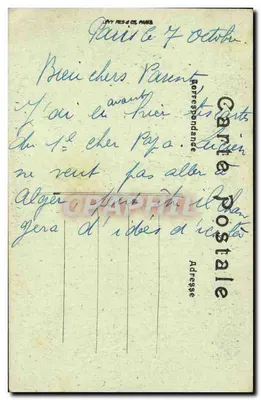 Domméry — Statua Isabelle Romée, Matki Jani z Arcy — L. Lévy fils & Cie, Paryż — Rewers