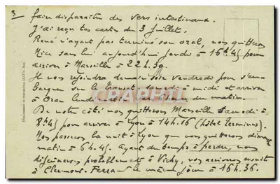 Ponte San Luigi — Fronteira entre França e Itália — Edição Monetti, n°13 — Verso