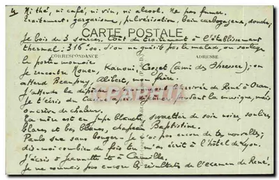 Royat — Le Parad' — Grand Hôtel des Sources — éditeur J.J. n° 1160 — Rewers