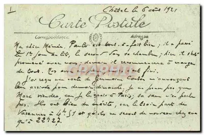 La Bourboule — O Boulevard de l'Hôtel-de-Ville (Prefeitura) — LL. — Verso
