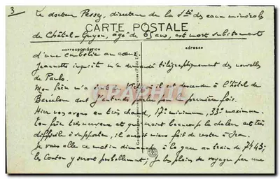 Clermont Ferrand Stara pocztówka La pyramide monument construit en lave de Volvic consacre a la memoire de Desaix — Rewers