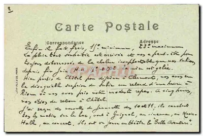 Châtel-Guyon — Fonte Margherita — LL — Verso