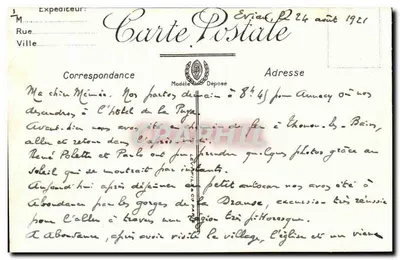 ÉVIAN-LES-BAINS — Hotel Beau-Site i ogrody — LL. — N° 16 — Rewers