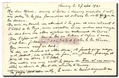 Aix-les-Bains — Vista geral — J. J. 8384 — Verso