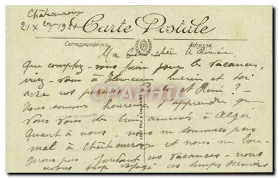 Châteauroux — A Berrichonne — LL. — Editora LL. — N° 36 — Verso