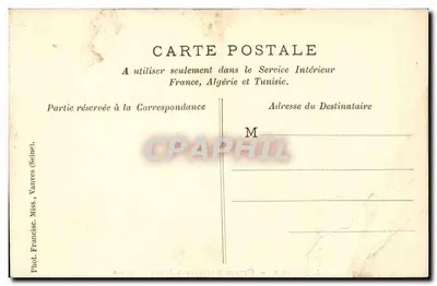 Madagascar Malagasy Bilhete postal antigo Alguns leprosos de Ambohidratrimo — Verso