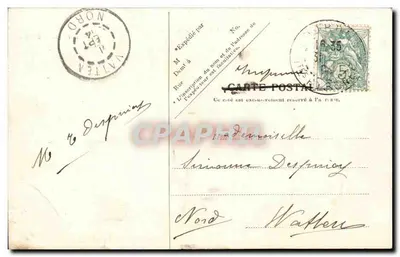 Lourdes — Bazylika i Krzyż Święty Breton — V.P. Paris, nr 23. — Rewers