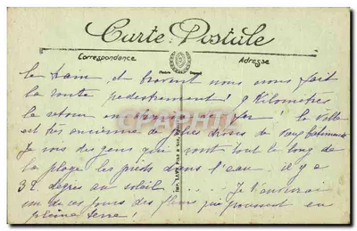 Guérande — Bas-Mail i Zamek — LL — Rewers