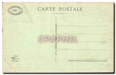 Mont Ste-Odile — Wejście na drogę rzymską z Barr — wydawca Ch. Berberet, Strasbourg — Rewers