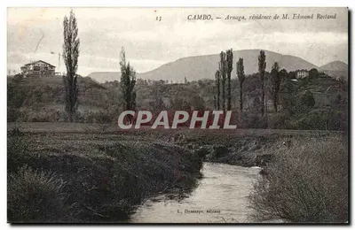Cambo — Arnaga, residência de M. Edmond Rostand — L. Dussarpe, editor
