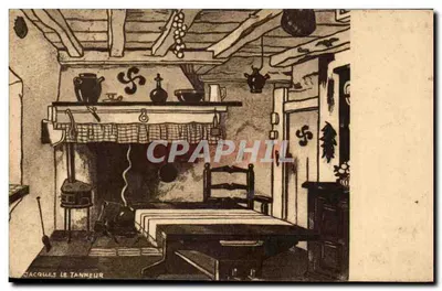 Interior - Cozinha - País Basco — Héliogravure Marcel Delboy, n°329