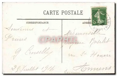 Lourdes — la Procession des Enfants de Marie — édition n°261 — Verso