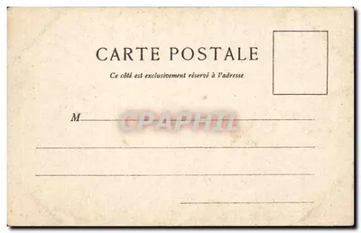 Paryż — Le Trocadéro — widok na Pałac Chaillot z figurami — wydawca S. (seria nie widoczna) — Rewers