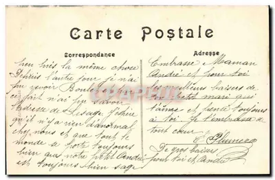 Park van Versailles — Het Bassin van Neptunus — onbekende uitgever, nr. 478 — Achterkant