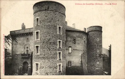 Castelo de Condillac (Drôme) — Fachada Norte — Lapoterie Chapuis, Moulilmar