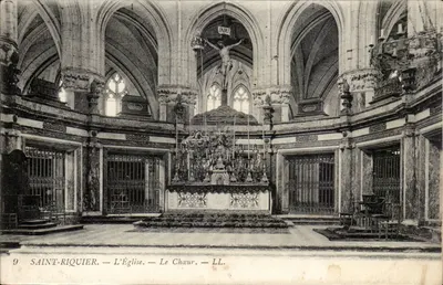 Saint-Riquier — A Igreja — O Coro — LL. — N°9