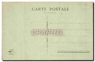 Monte Ste-ODILE (alt. 763m) — A Rota Romana — editor Marque Dépôsable, Strasbourg — Verso