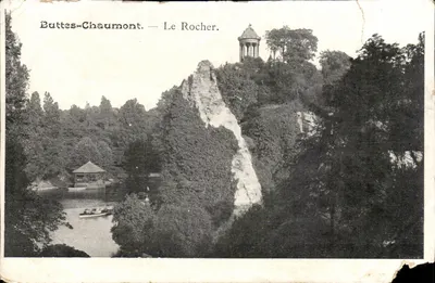 Buttes-Chaumont — O Rocher — Editor não visível
