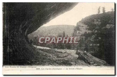 Les Eyzies (Dordogne) — La Grotta dell'Inferno — Libr. Fenelon O. Domege - Périgueux 8022
