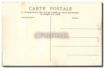 Castillo de Chancelay, cerca de Saint-Jean-d'Angély — Edición H. Brodeau — Reverso