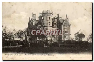 Cussac (Médoc) — Castelo La Chesnaye-Sainte-Gemme — Henry G. Jullien, 42 bis e 44, rue Poincaré, Libourne