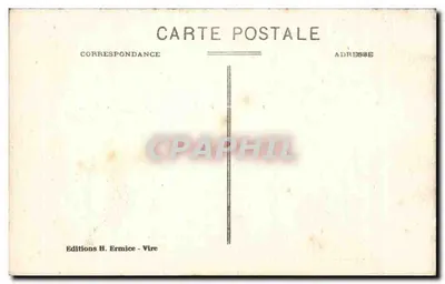 Vire — De Esplanade van het Oude Kasteel — Editions H. Ermice — Achterkant