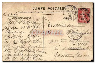 Kościół w Aumale — arrondissement Neufchâtel (Seine-Inférieure) — kolekcja E. Pasquis, fotografowie, Laigle (Orne) - N° 505 — Rewers