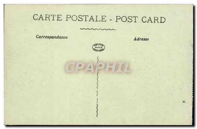 Ruínas de MONTDIDIER — Praça Parmentier, a Estátua foi levada pelos Alemães — Editor: Parmentier, n° 3393 — Verso
